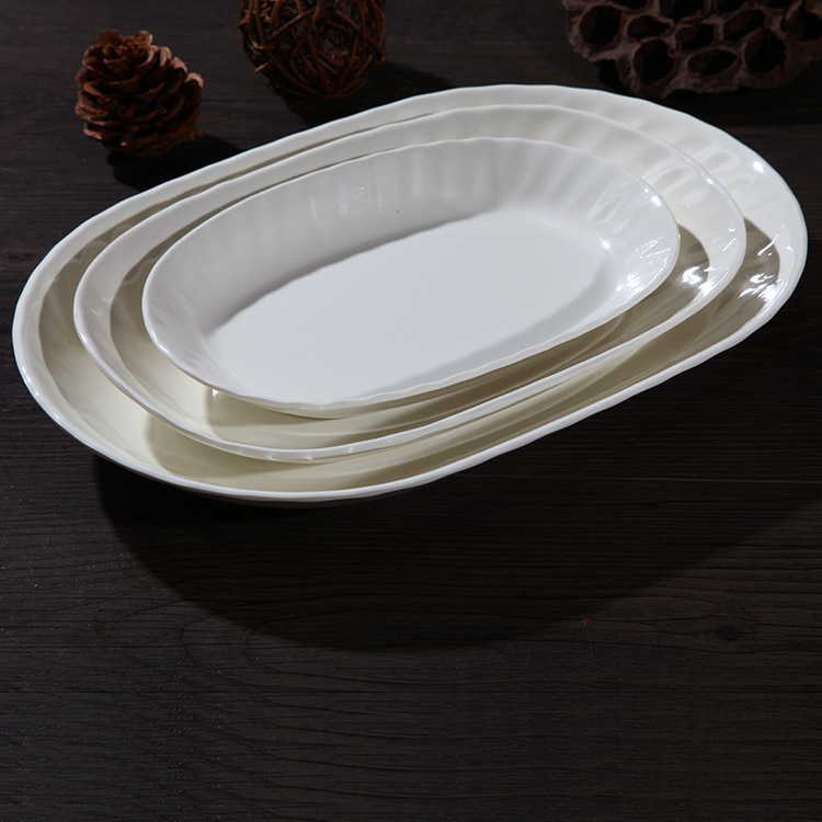 Oval Melamine Serveware Plate
